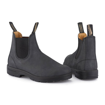 Blundstone 587 Rustic Black Chelsea Boots