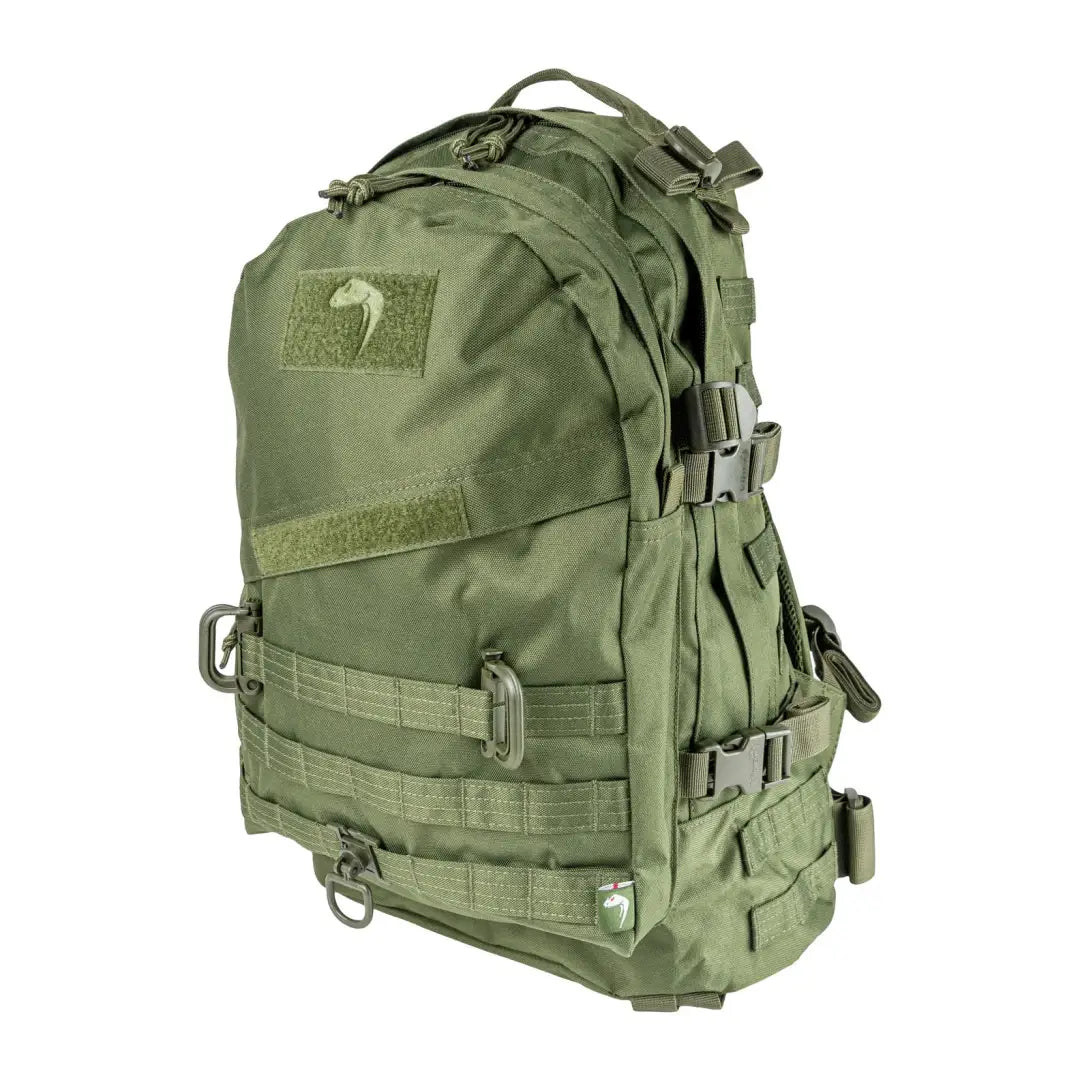 Military-style Viper Special Ops Pack in olive green with MOLLE webbing and compartments