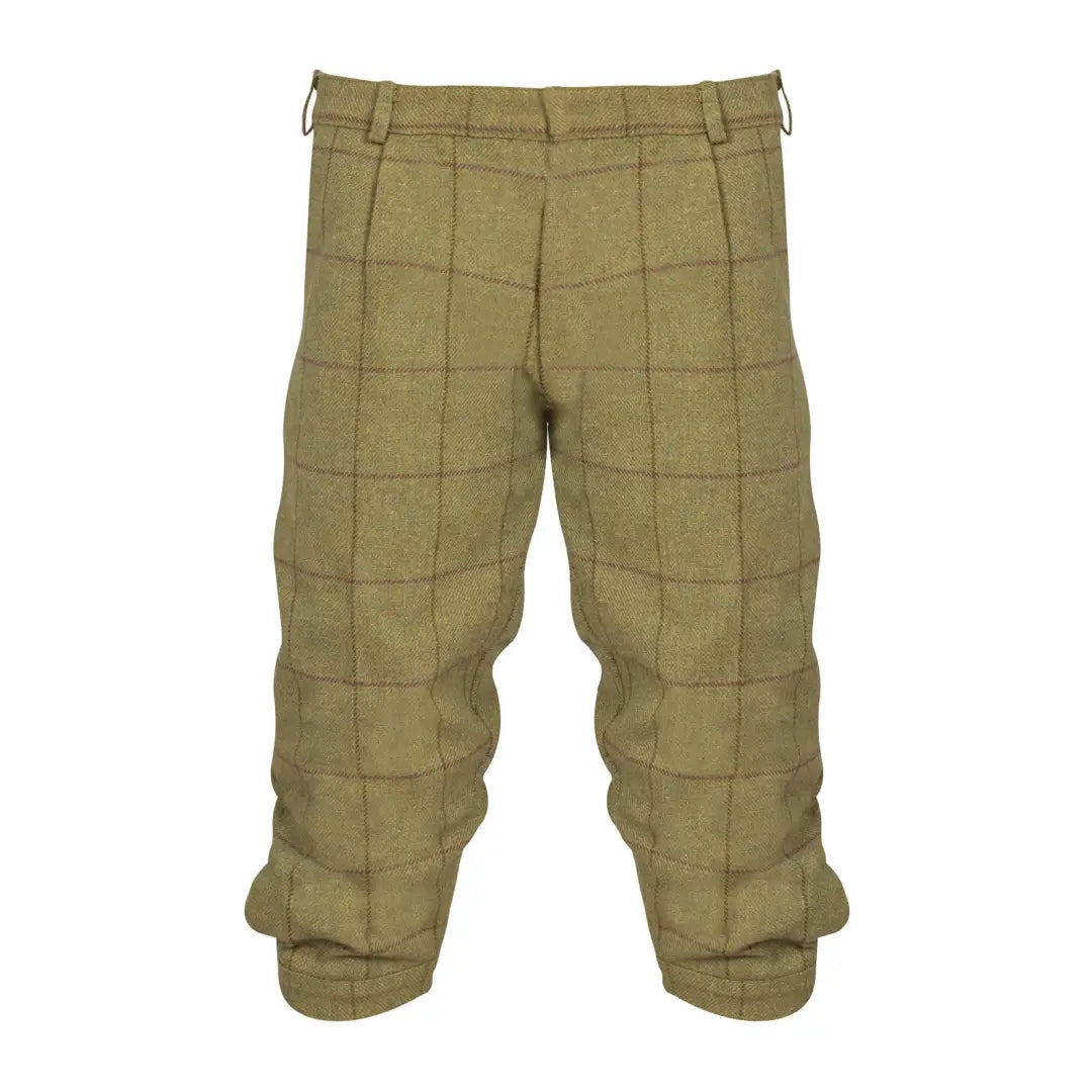 Pair of khaki checked Rutland Tweed breeks perfect for country outings and style