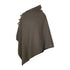 Olive green Baleno Elite Fleece Poncho with toggle closures, perfect for cozy comfort