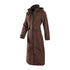 Long brown Baleno Kensington Ladies coat, perfect for country clothing and hunting vibes