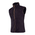 Dark brown Baleno Sally Ladies fleece bodywarmer with full-length zipper and high collar