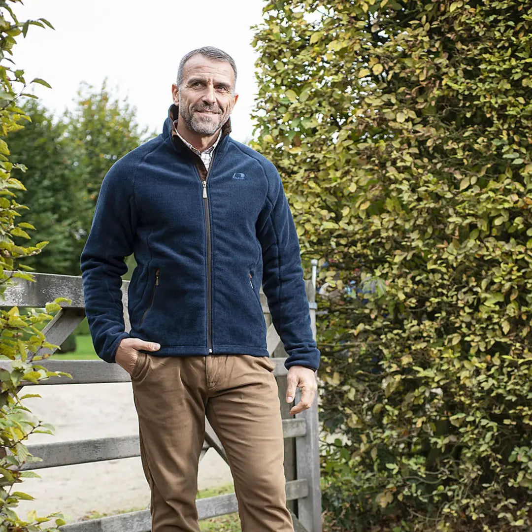 Middle-aged man in a Baleno Watson Water Resistant Fleece jacket with gray beard