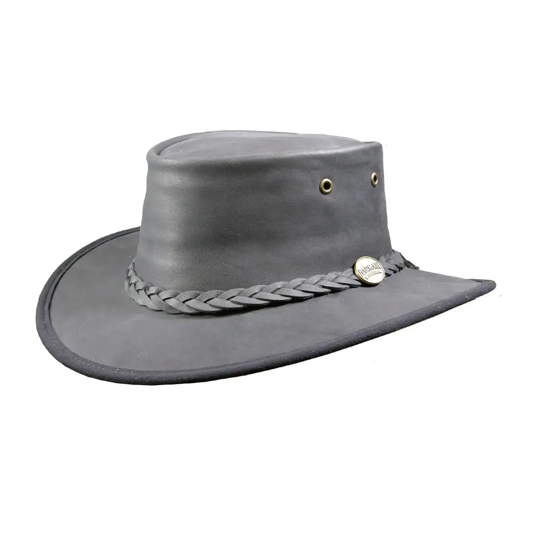 Barmah hats foldaway cooler leather hat on sale