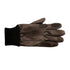 Brown leather shooting gloves with a black knit cuff from British Bag Co