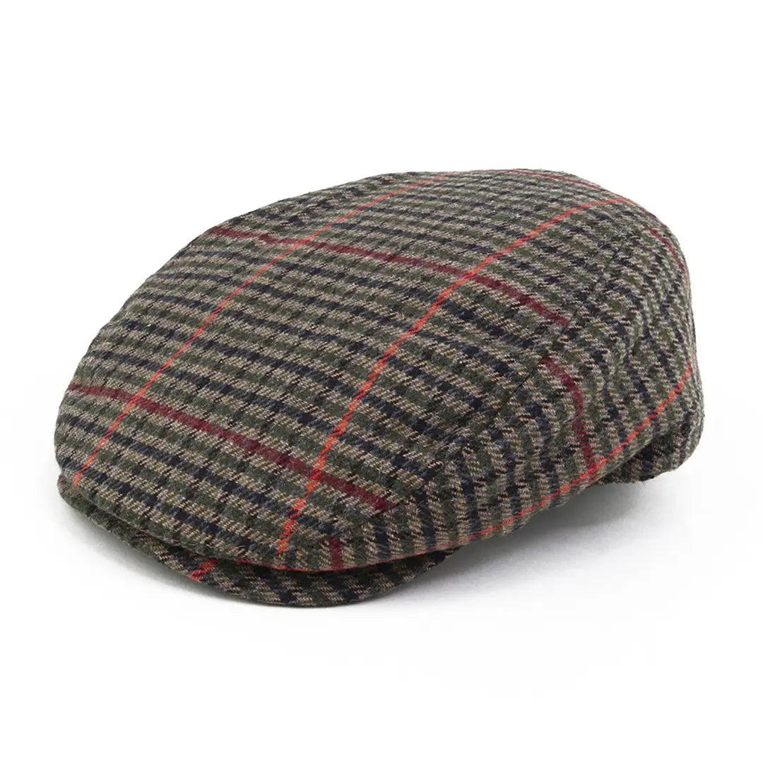 Flat cap in muted earth tones, perfect for country clothing or hunting adventures