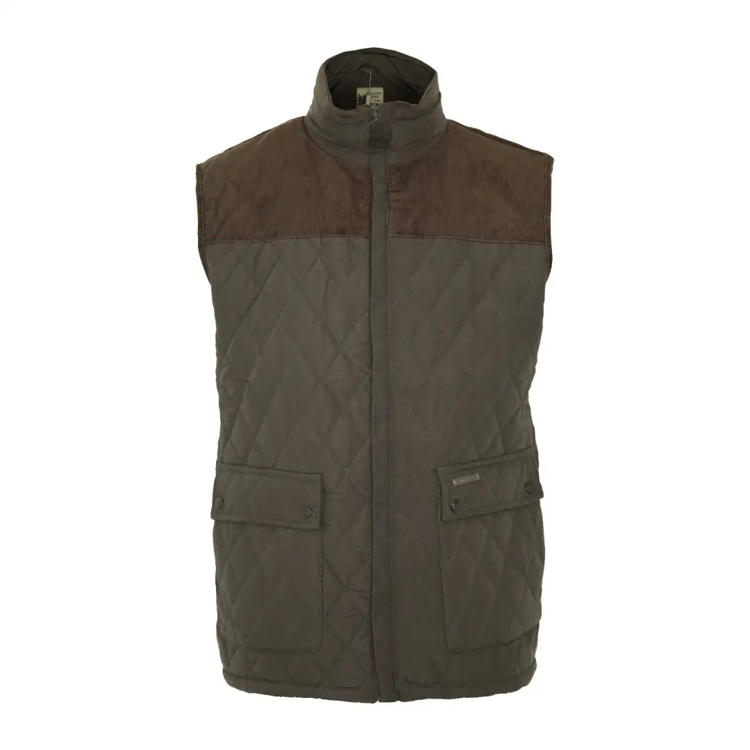 Olive green Champion Arundel Bodywarmer with pockets and zipper for easy style