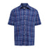 Blue plaid Champion Whitby short sleeved shirt perfect for casual outings