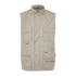 Beige Champion Windermere Gilet featuring a high collar and multiple pockets