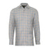 Long-sleeved Champion York Shirt featuring a green, brown, and white checkered pattern