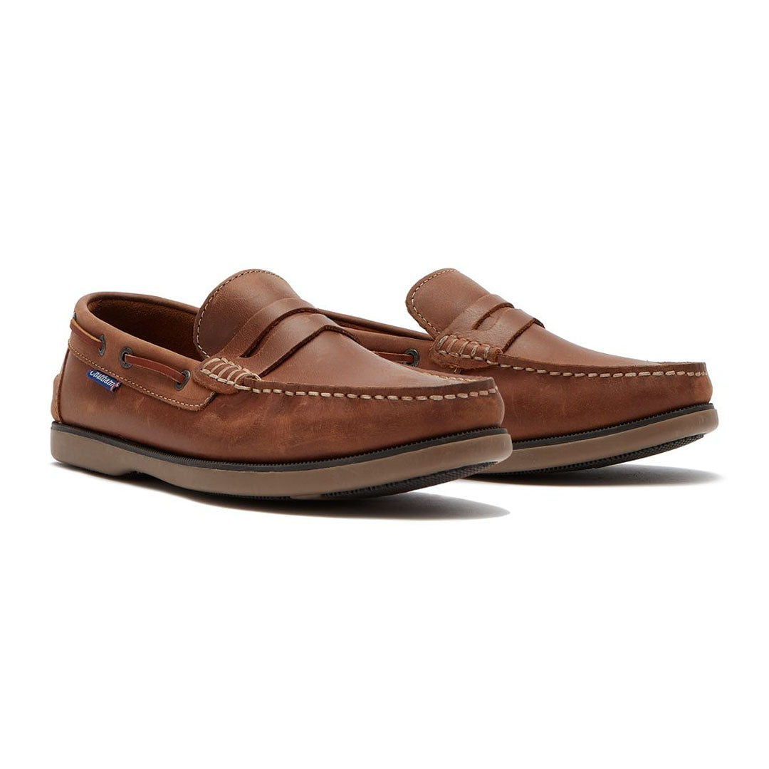 Chatham Shanklin Leather Loafers perfect for country clothing, hunting, and outdoors adventures