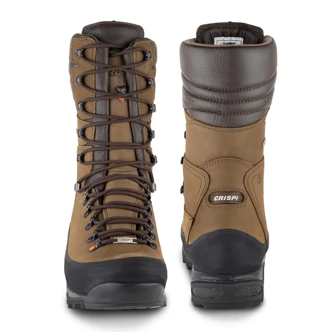 Crispi Hunter GTX Boots - rugged hiking boots with padded collars and lace-up fronts