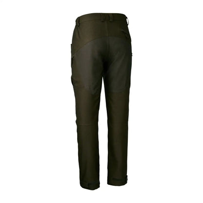 Dark green Deerhunter Chasse Trousers with pockets and belt loops for outdoor style