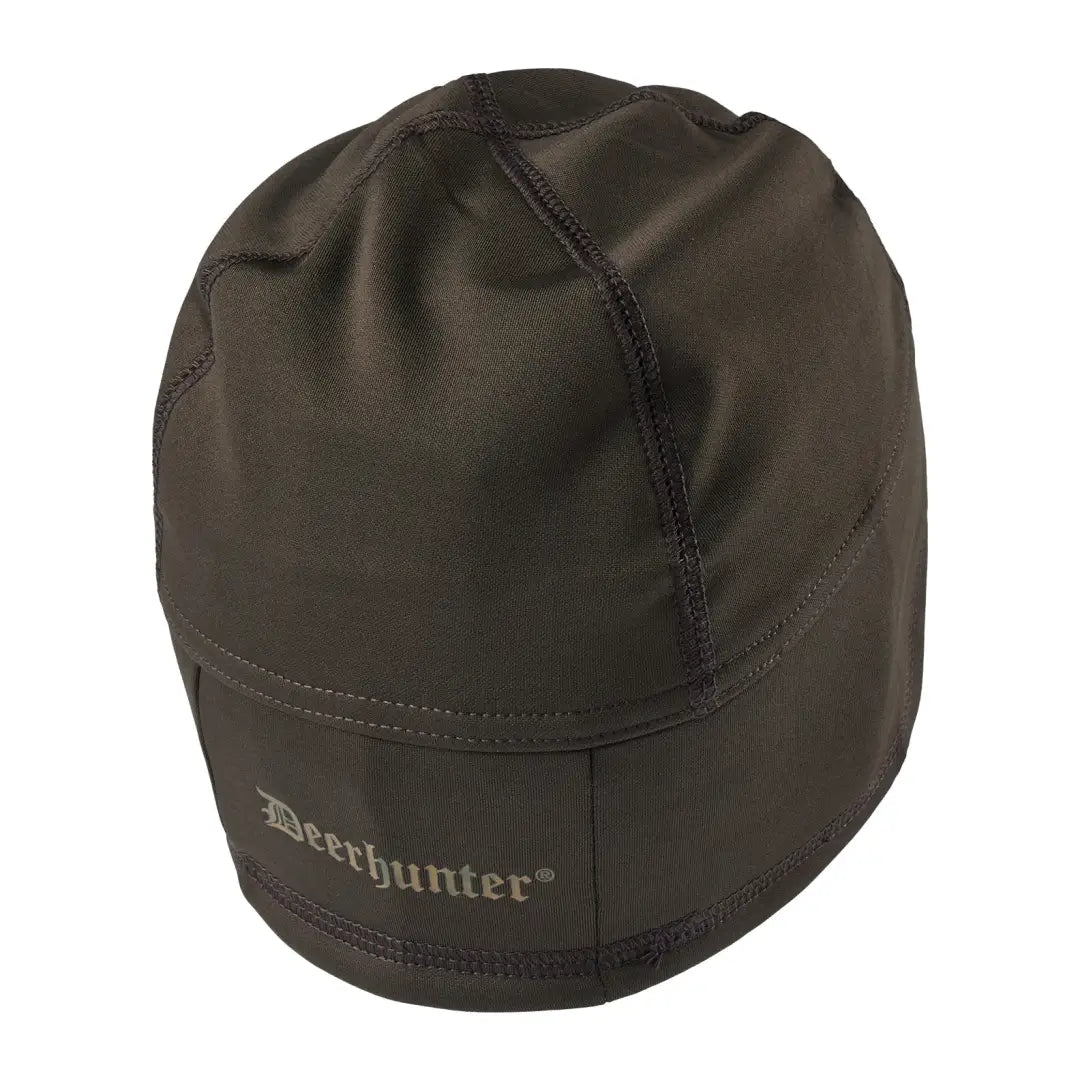 Dark green Deerhunter Discover Beanie to keep body heat from disappearing on hunts