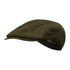 Olive green flat cap from Deerhunter, perfect for country clothing and hunting adventures