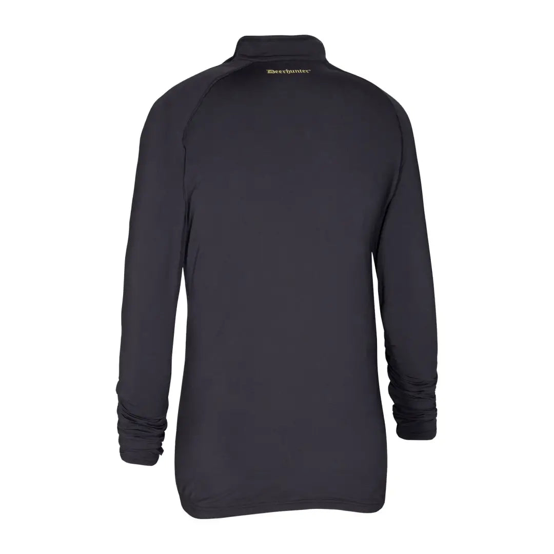 Black turtleneck sweater for the Deerhunter Heat Undershirt, a heated base layer that provides added heat