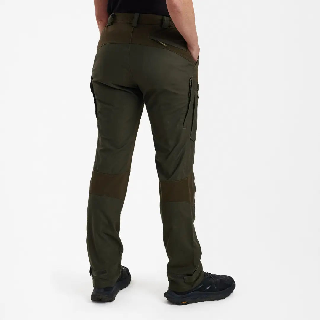 Dark green Deerhunter Lady Ann Trousers worn by a stylish person