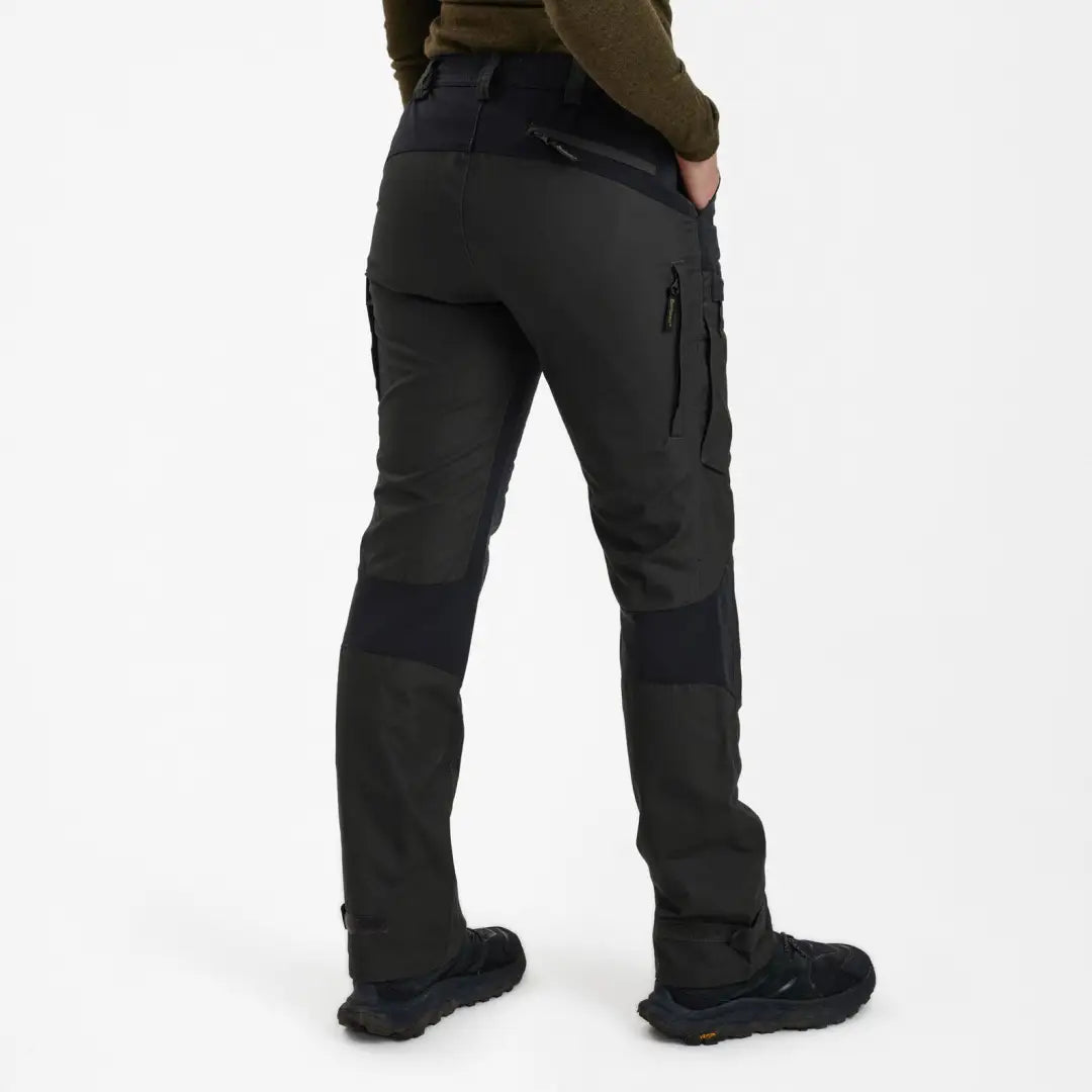 Dark tactical Deerhunter Lady Ann Trousers with pockets and reinforced knees