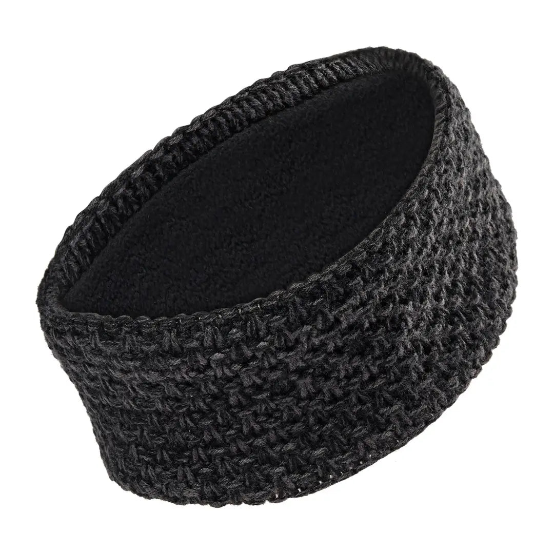 Black knitted Deerhunter Lady Headband, a nice-looking headband for country clothing