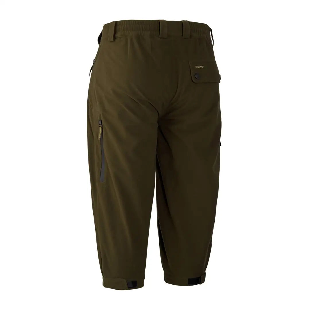 Dark green Deerhunter Pro Gamekeeper Breeks with pockets for outdoor adventures