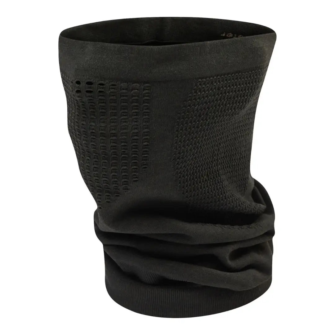 Black neck gaiter with breathable holes, perfect for the Deerhunter Silent Neck Tube