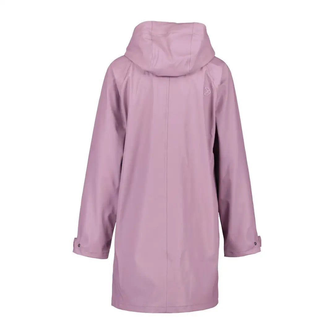 Lilac Didriksons Elly Womens Parka with long sleeves and stylish button details