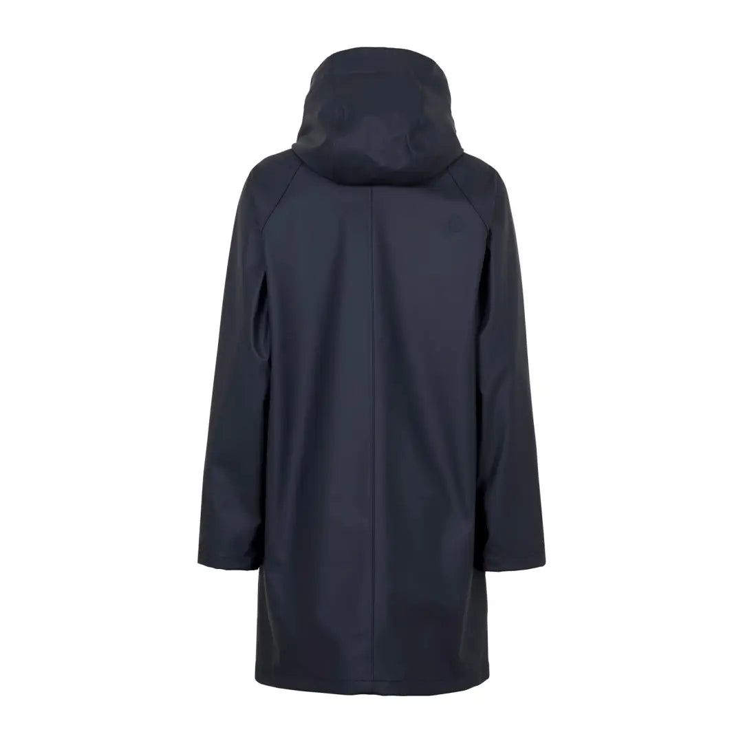 Dark navy Didriksons Elly Womens Parka 3 with long sleeves and sleek design