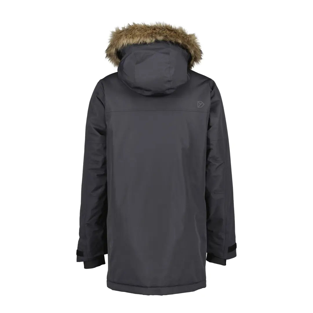 Stylish Dark Gray Didriksons Marco Parka 3, perfect for outdoor adventures and hunting