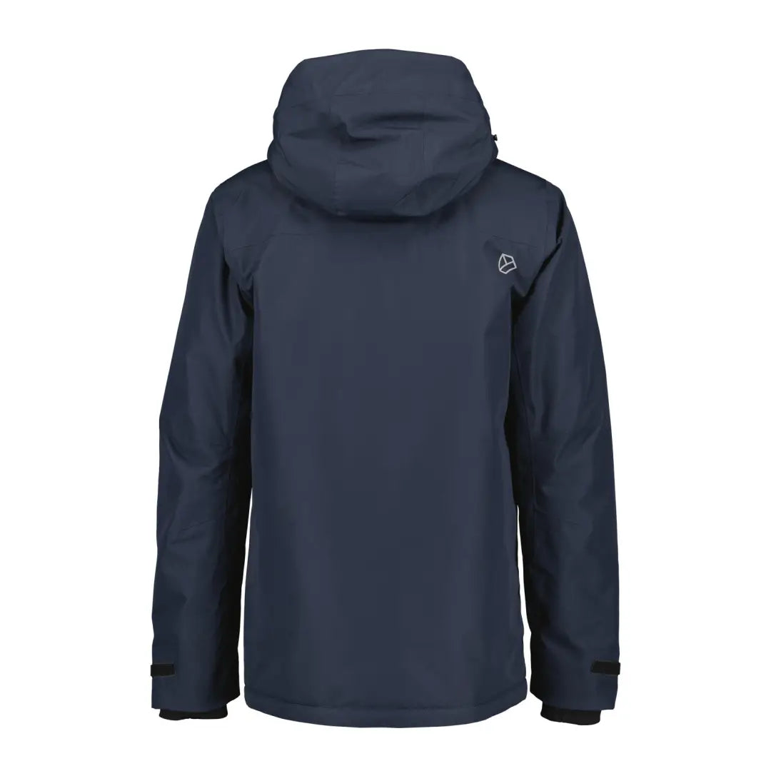 Navy blue Didriksons Stefan Jacket featuring a small logo on the chest