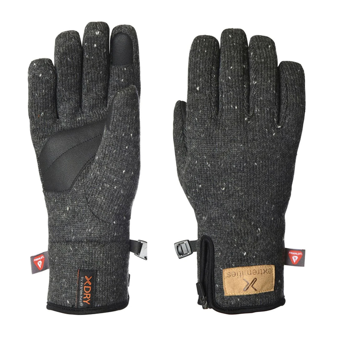 Gray speckled knit Extremities Furnace Pro Gloves for warmth and style