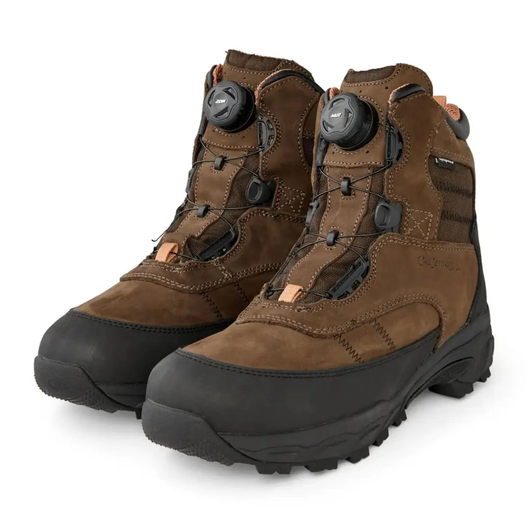 Rugged brown Gateway1 Estate Beater 7’’ Speed Lacing Boot with black soles