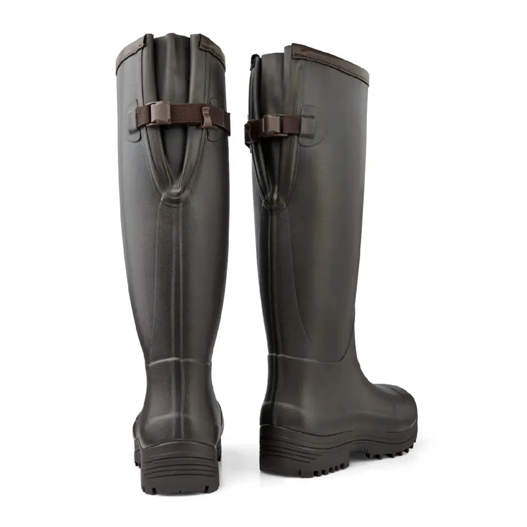 Tall dark green rubber boots with adjustable straps for Gateway1 Pheasant Game