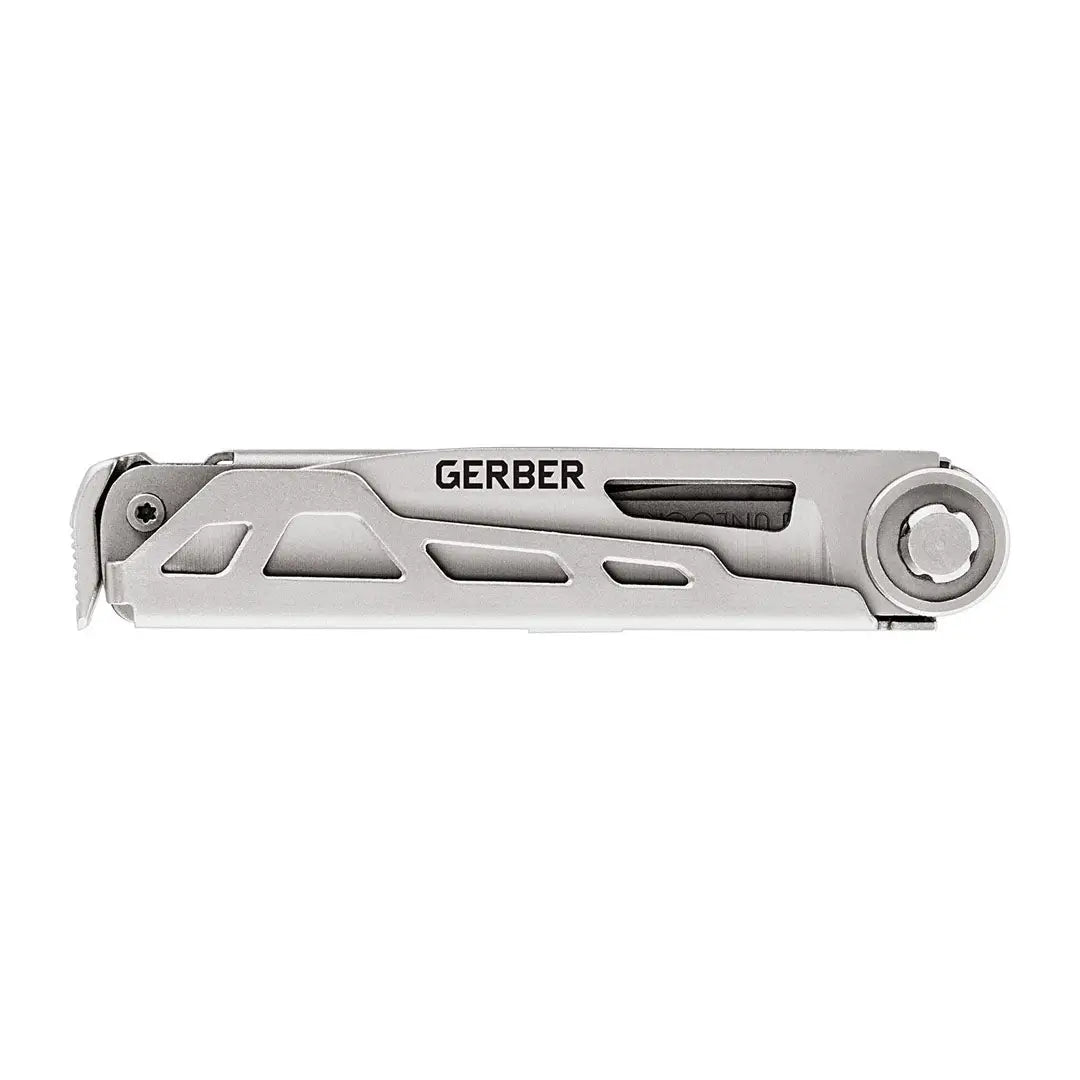 Gerber Armbar Drive multitool with a sleek metallic finish for everyday tasks