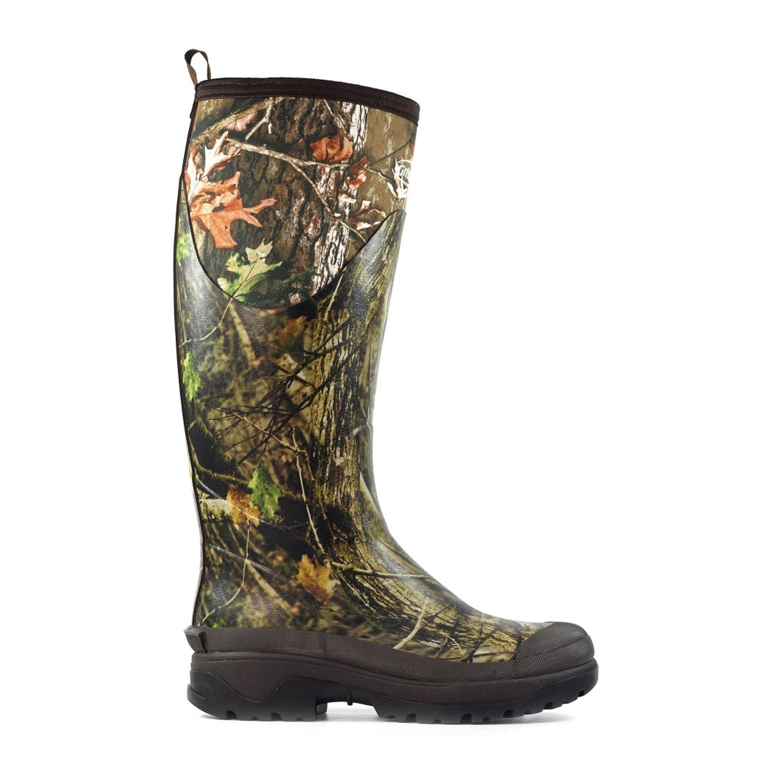 Camouflage rubber boot perfect for hunting and outdoor adventures in country clothing