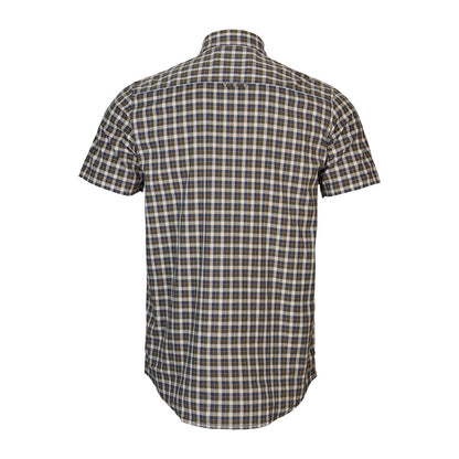 Plaid short-sleeved shirt from Harkila, perfect for country clothing and outdoor adventures