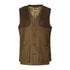 Brown Harkila Kenmore Shooting Waistcoat with pockets and buttons for hunters and shooters