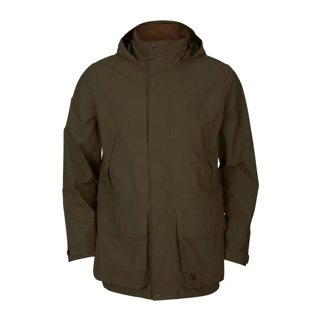 Dark green Harkila Orton Tech HWS Jacket, a classic hunting jacket with multiple pockets