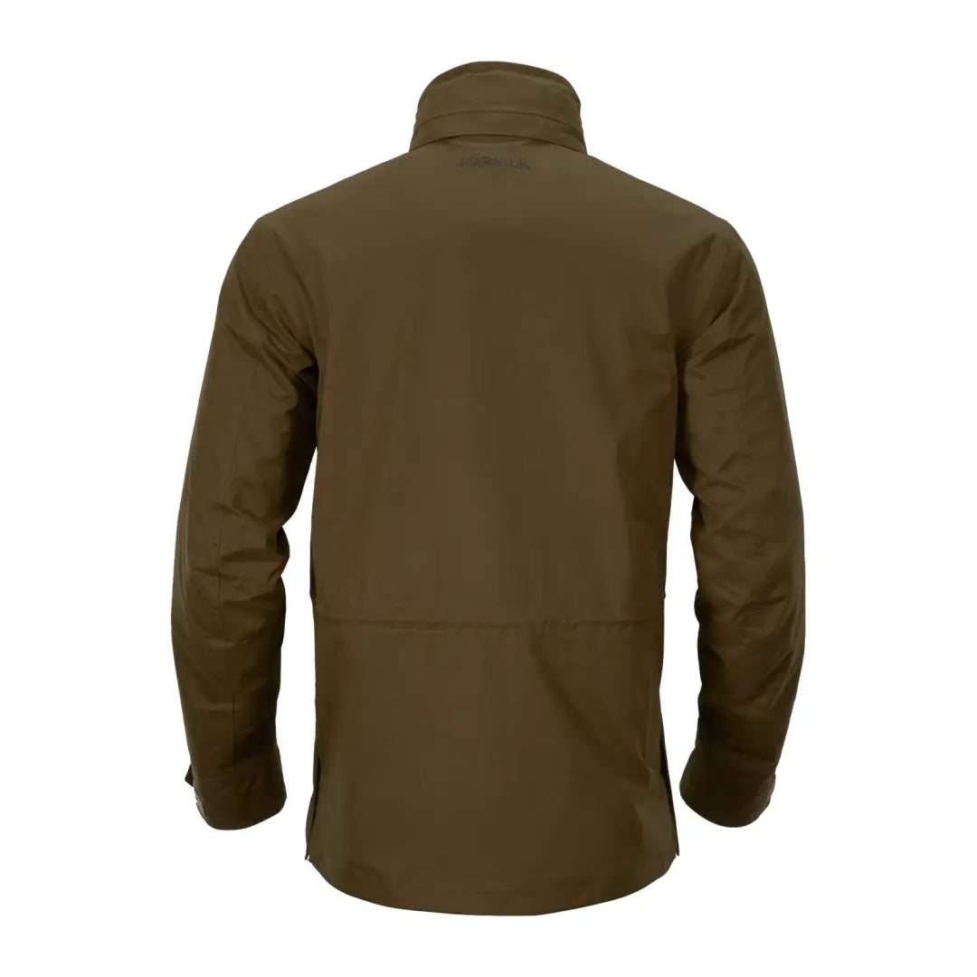 Olive green Harkila Retrieve Jacket perfect for dog handling work with long sleeves