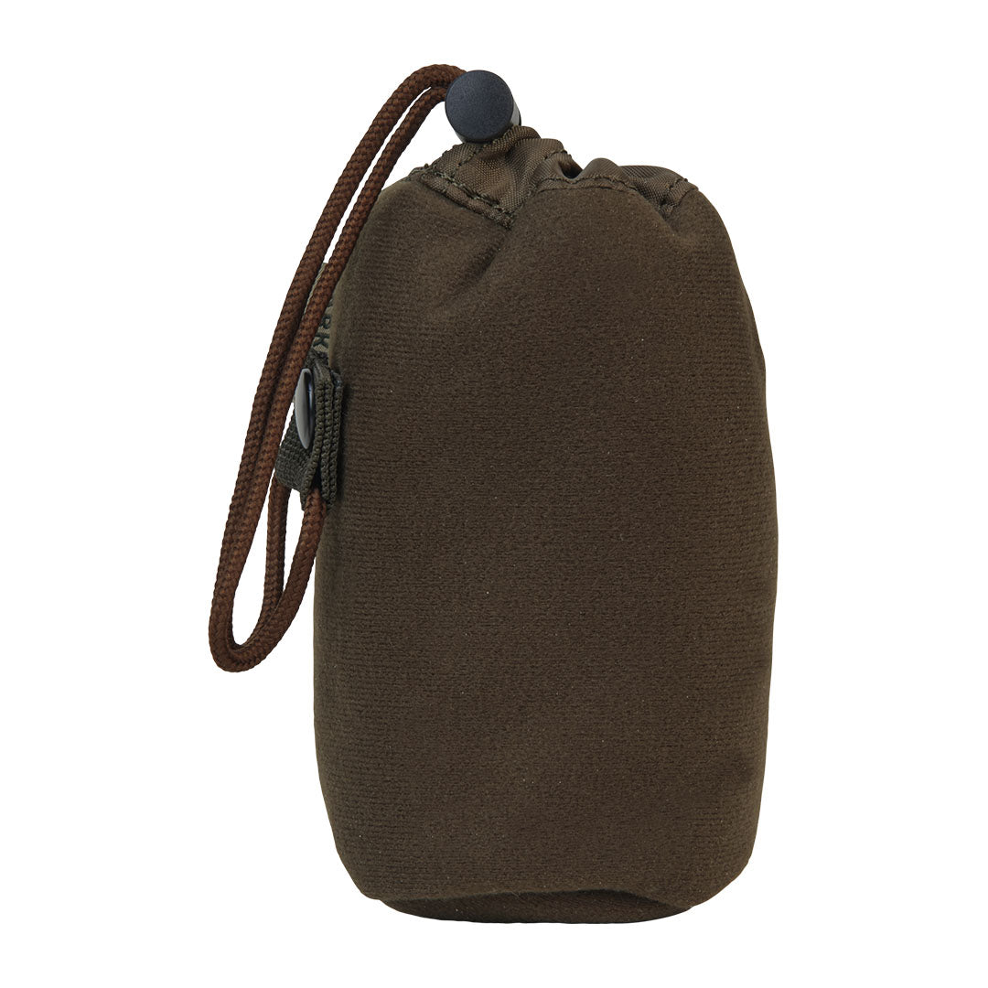 Olive green drawstring pouch from Harkila for country clothing and hunting outdoors