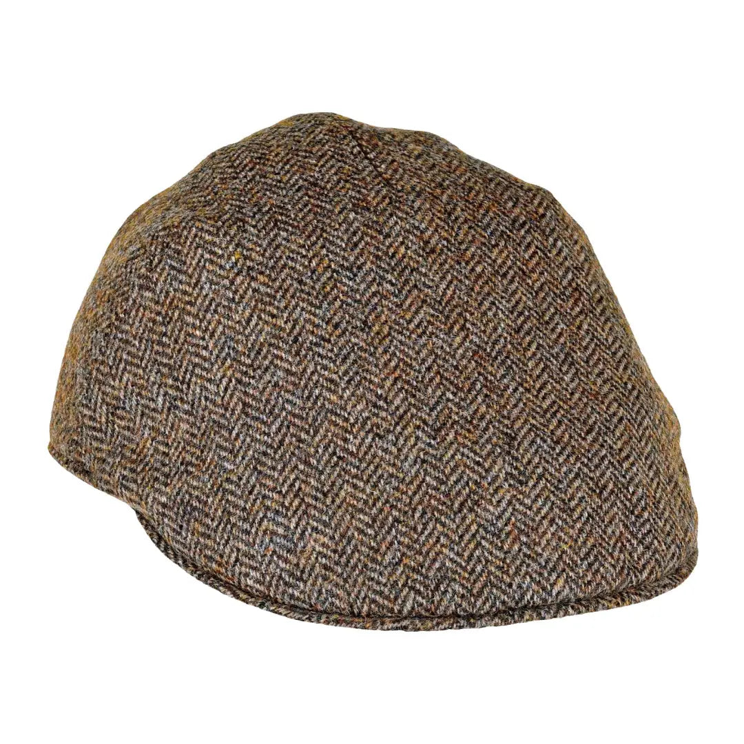 Tweed Duckbill cap in Herringbone pattern from Heather Exeter British collection