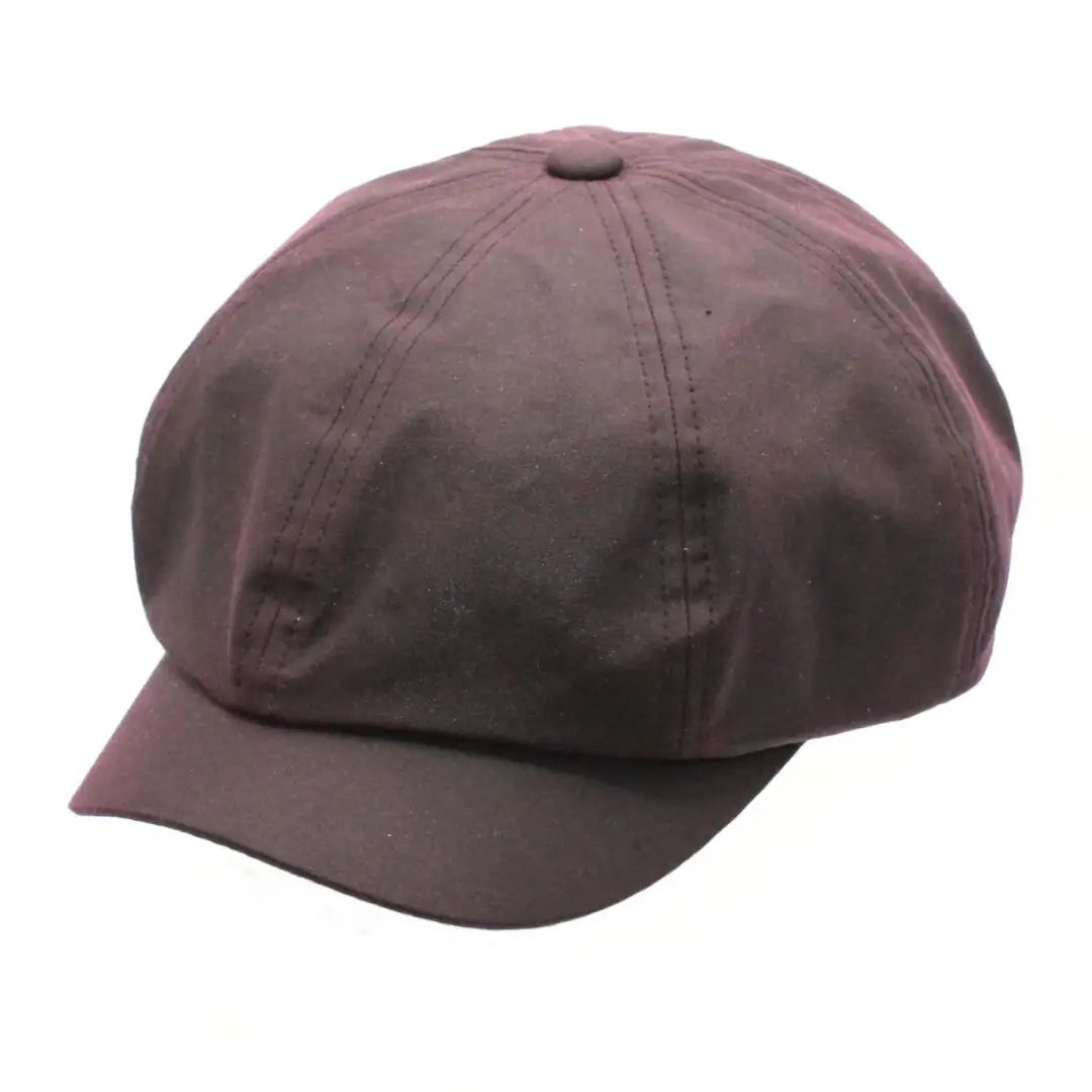 Brown Heather Portree Wax Newsboy Cap perfect for country clothing and outdoor adventures