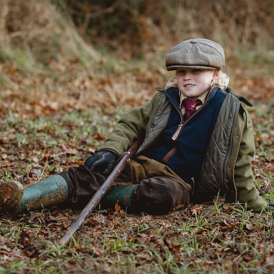 New Forest Kids Tweed Shooting Jacket