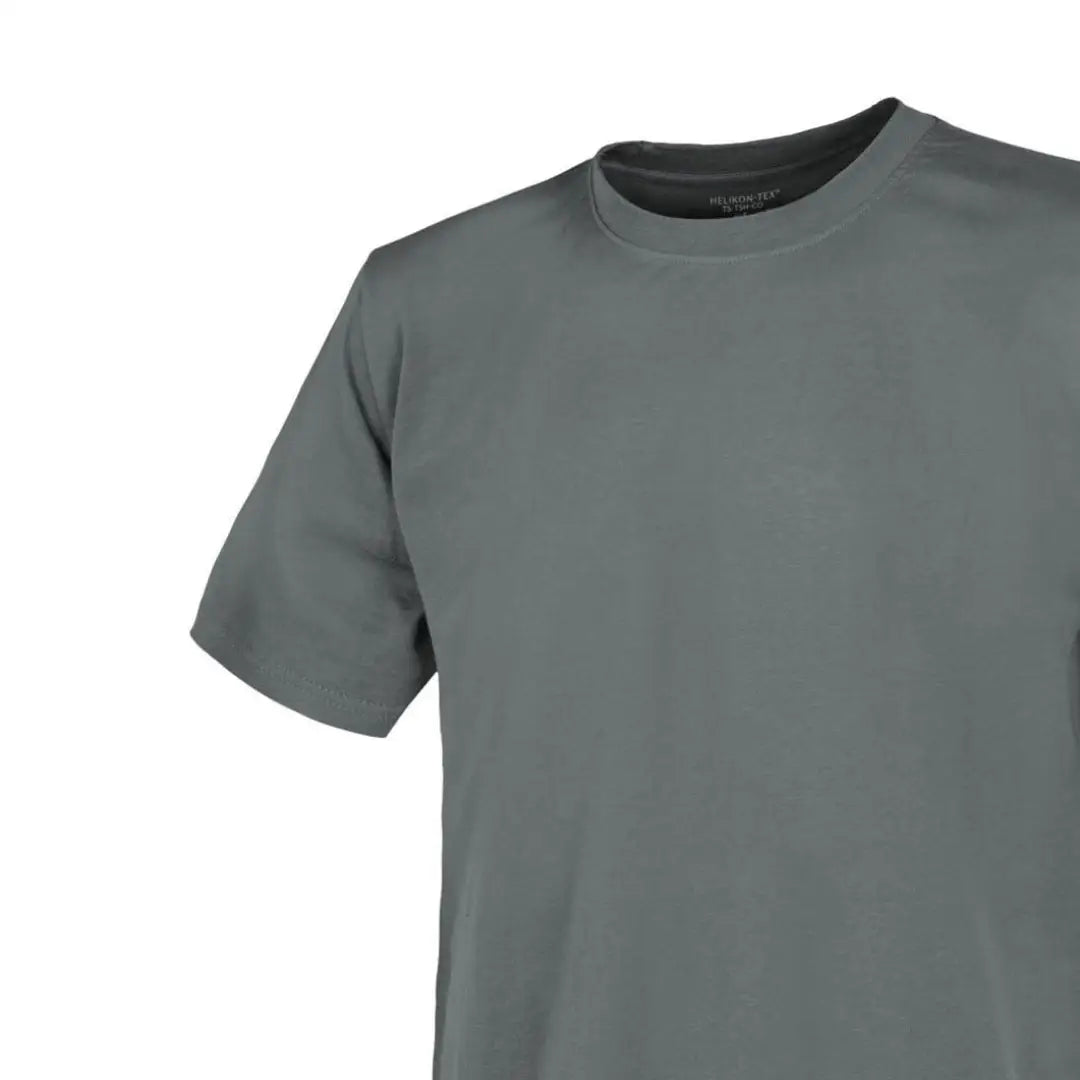 Gray Helikon-Tex Cotton T-Shirt, perfect for outdoors, hunting, and country clothing