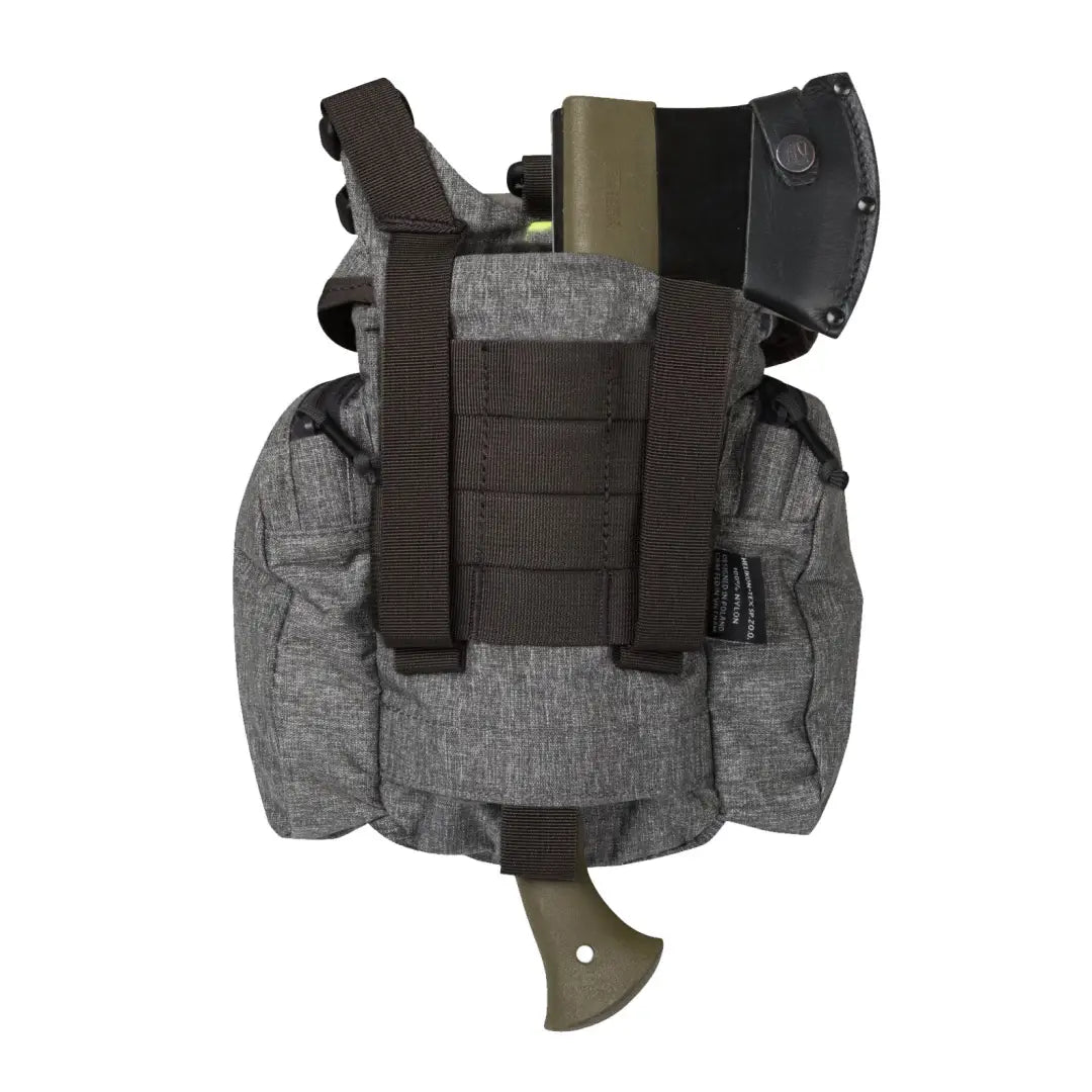 Tactical vest and holster on Helikon-Tex Essential Kitbag for country clothing and hunting