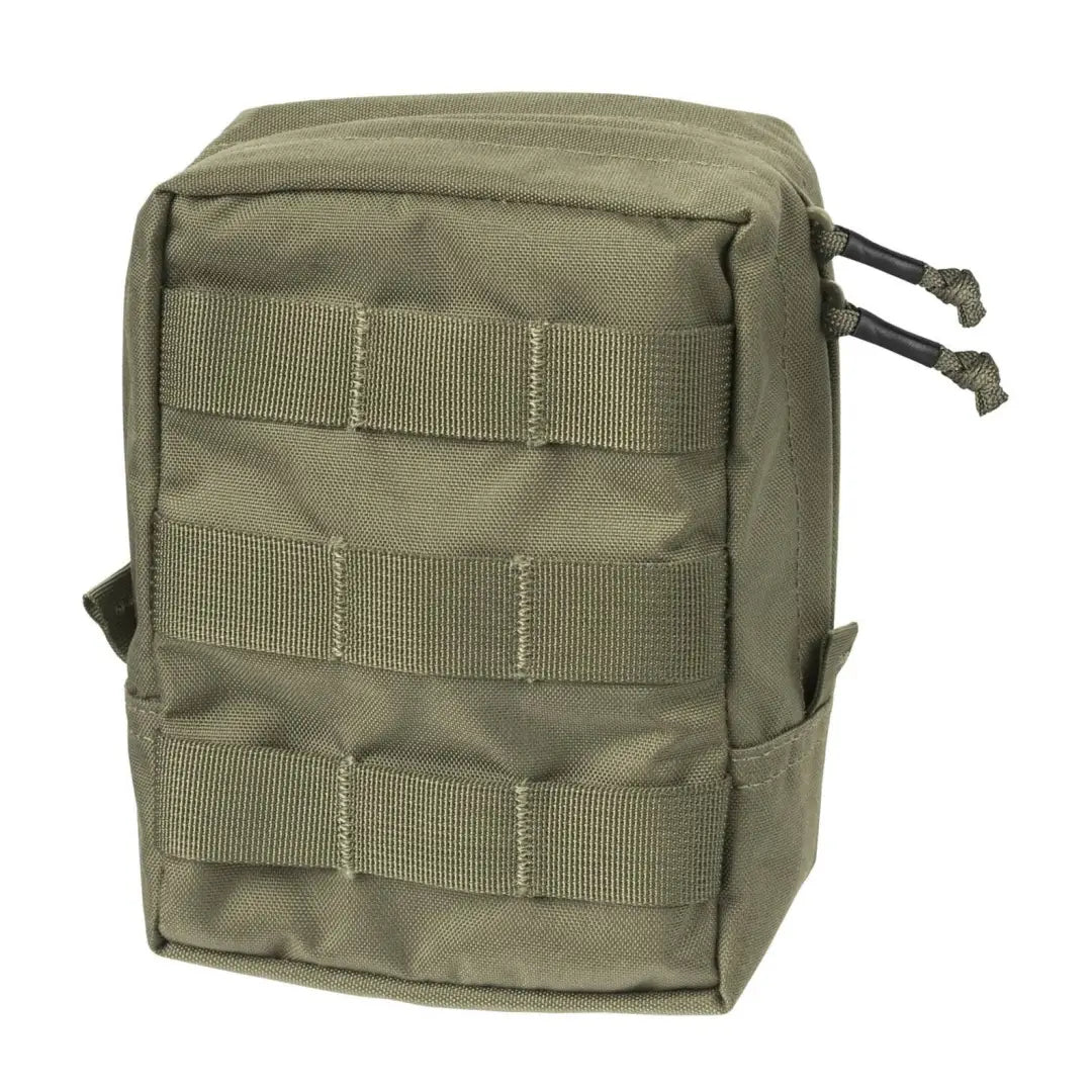 Olive green tactical pouch with MOLLE webbing for Helikon-Tex General Purpose Cordura