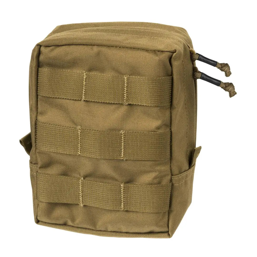 Tan Tactical Utility Pouch with MOLLE Straps - Helikon-Tex Cargo Pouch for Hunting Gear