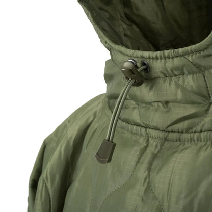 Olive green puffy jacket collar with drawstring for Helikon-Tex Swagman Roll Basic