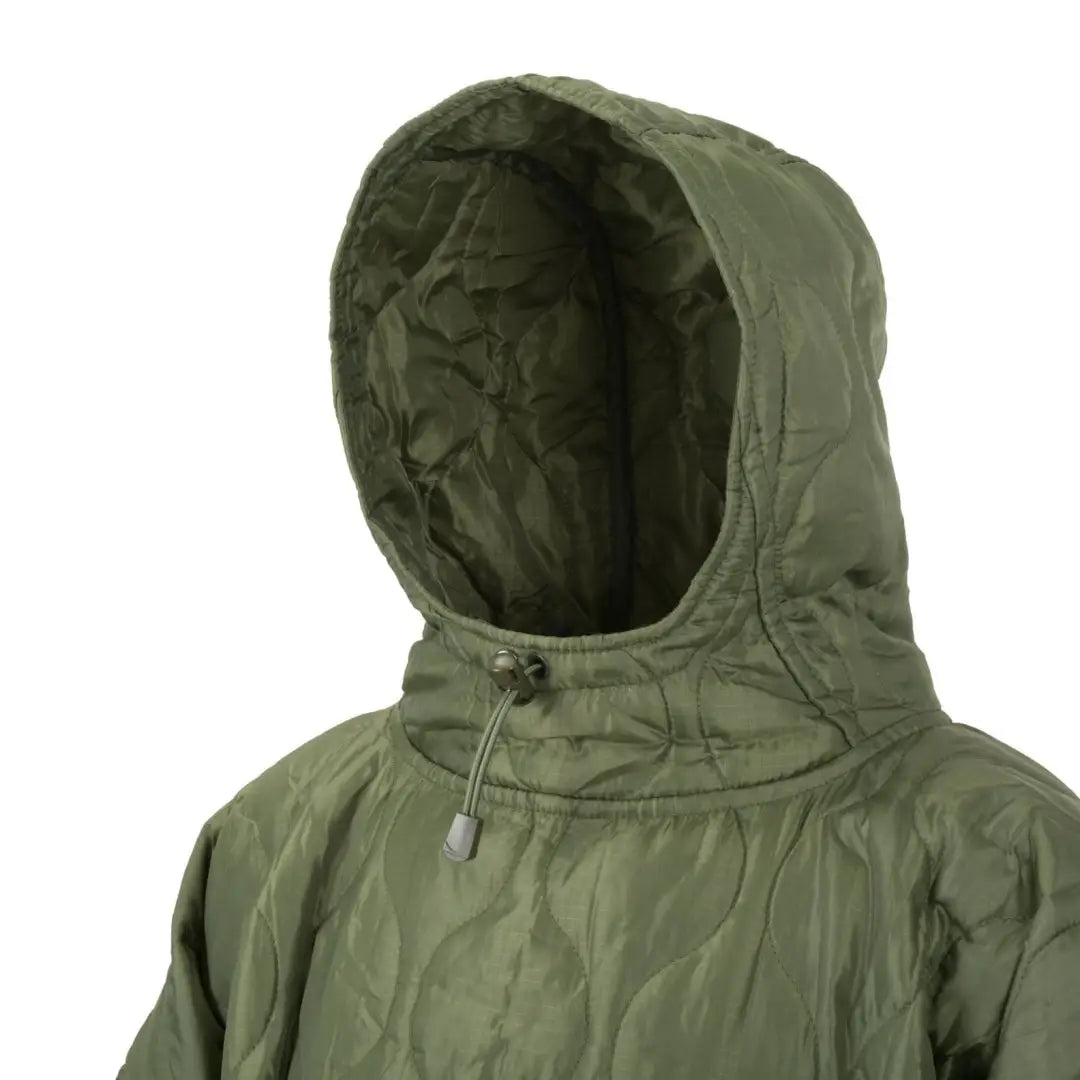 Olive green hooded jacket with drawstring from Helikon-Tex Swagman Roll Basic