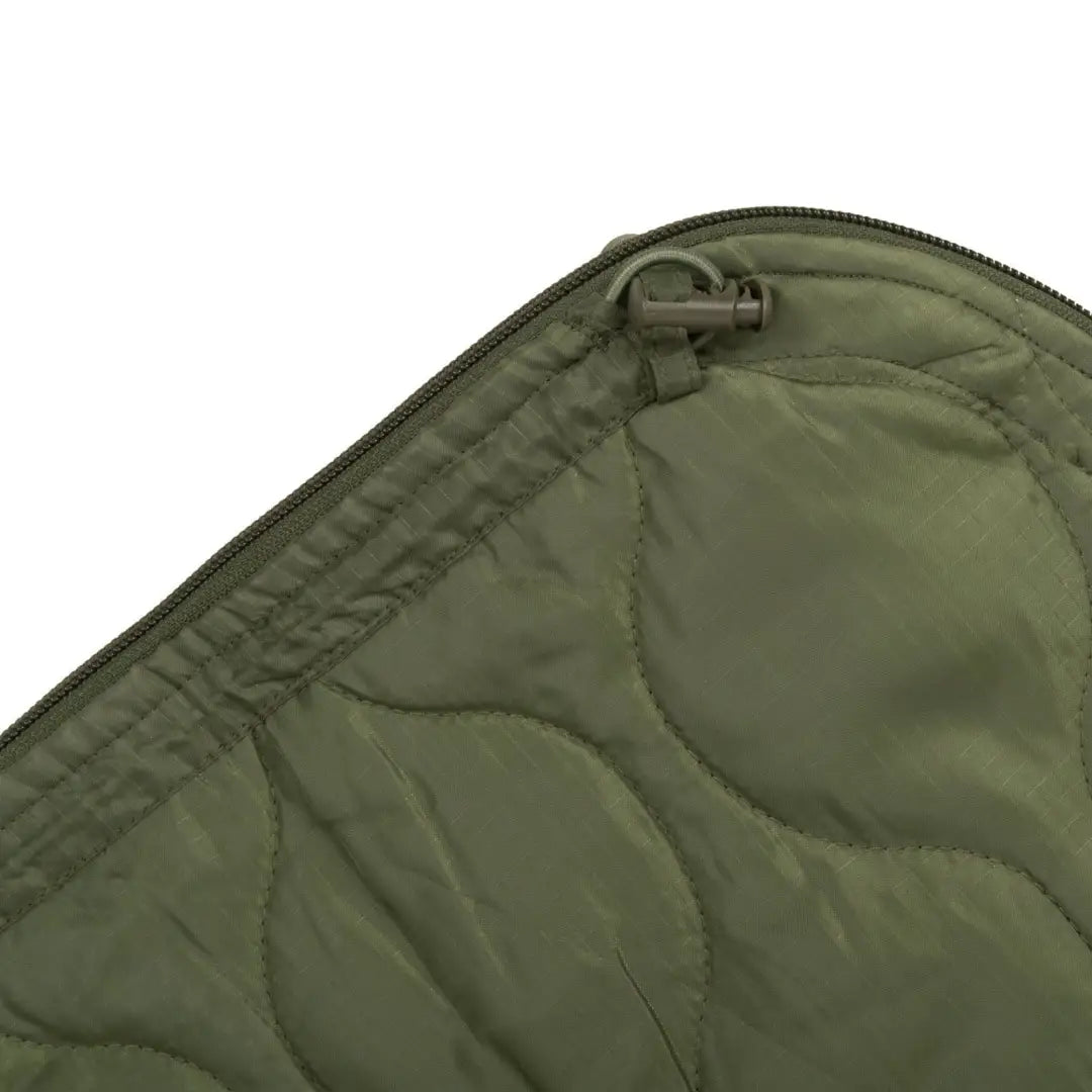 Olive green quilted fabric with zipper pull from Helikon-Tex Swagman Roll Basic