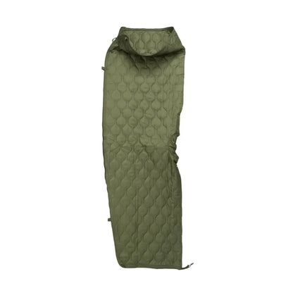 Olive green quilted sleeping bag with hood from Helikon-Tex Swagman Roll Basic